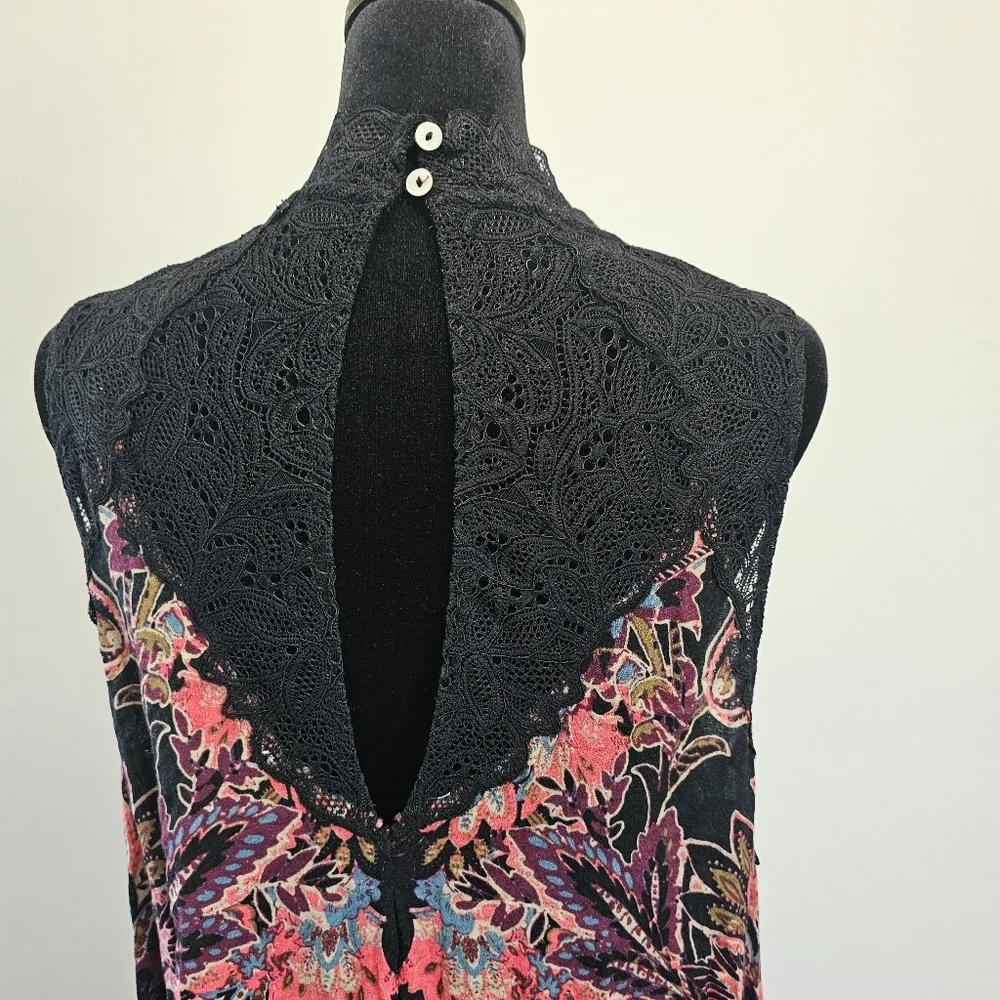 Intimately Free People Marsha Trapeze Swing Slip  Dress Size Medium Whimsigoth - Picture 8 of 12